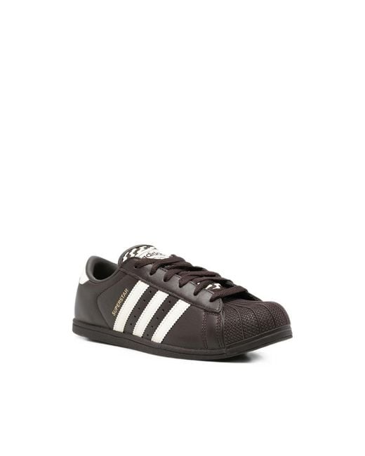 Adidas Black Superstar Sneakers