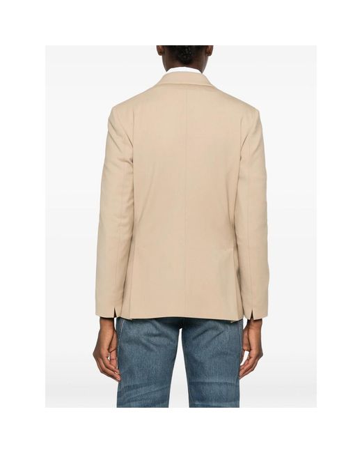 Lardini Natural Rocco Flower-Detail Blazer