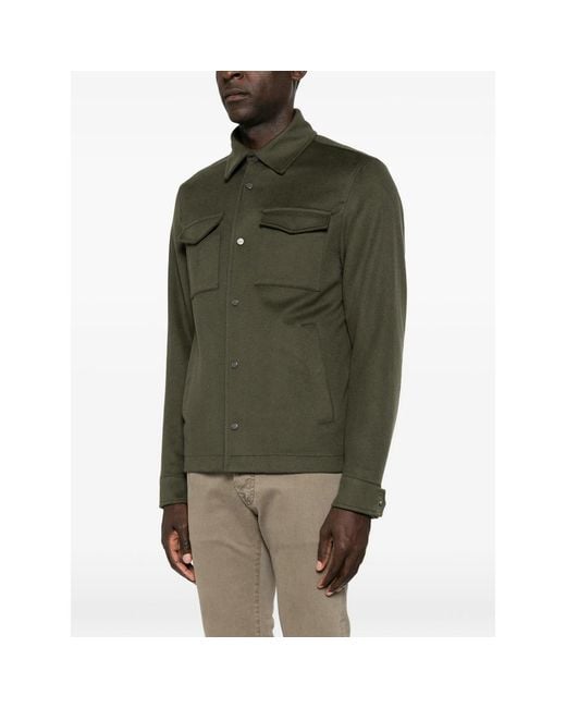 Herno Green Jackets for men