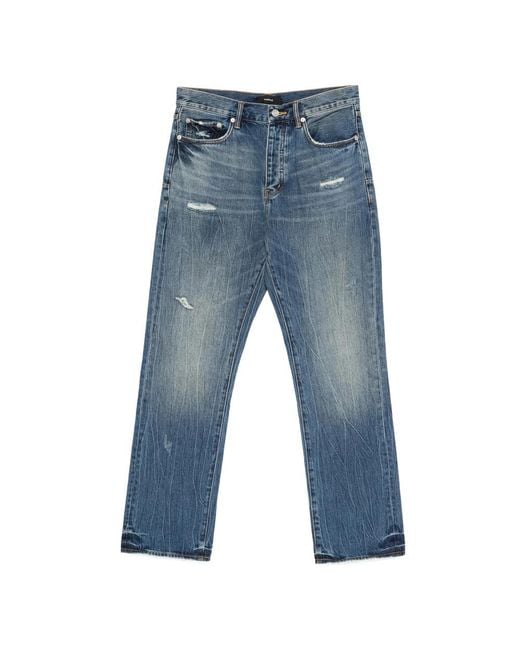 Purple Brand Blue Five-Pocket Jeans for men