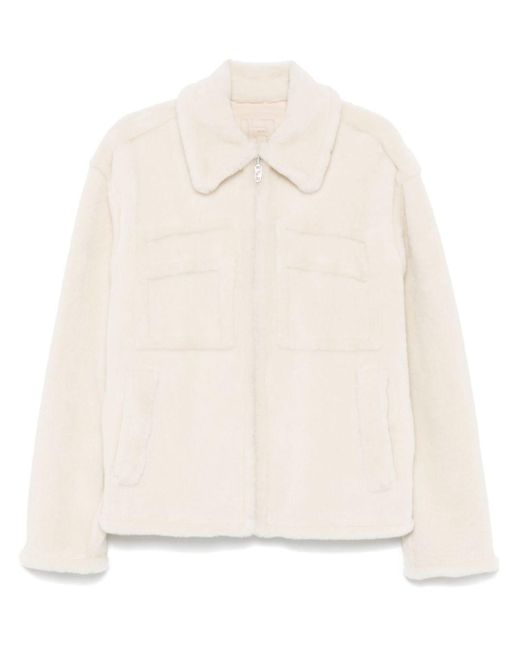 Fendi White Shearling Jacket for men