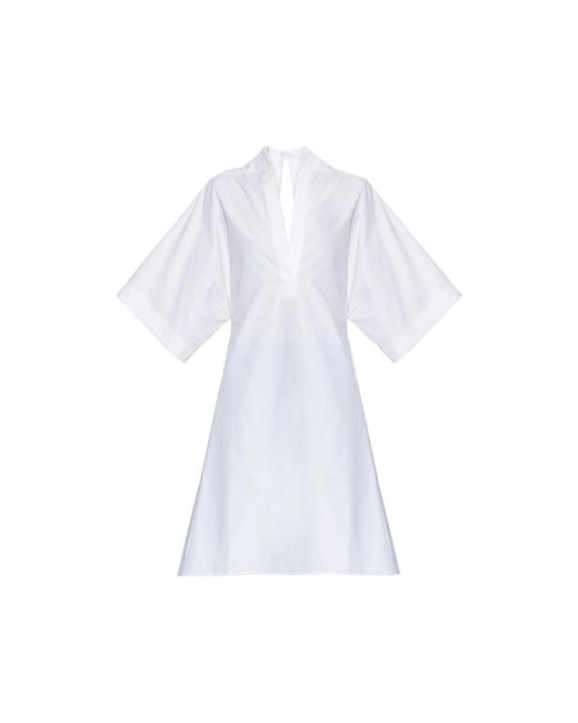 Jacquemus White Dress Cotton