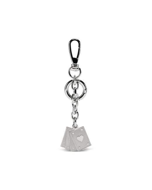 Maison Margiela White Keyrings & Chains for men