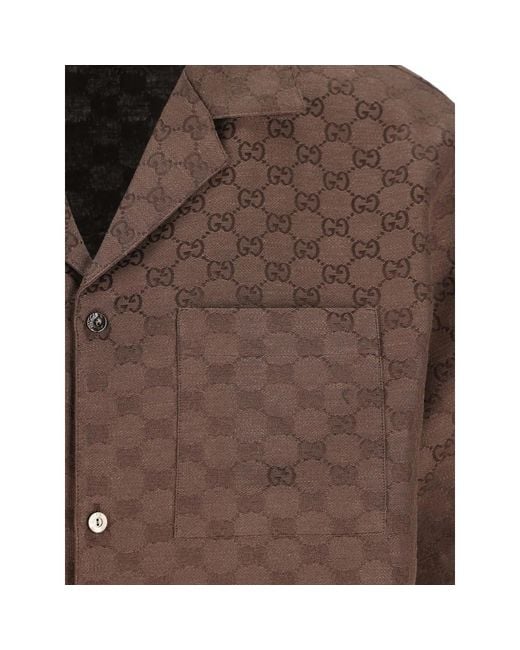 Gucci Brown Shirts for men