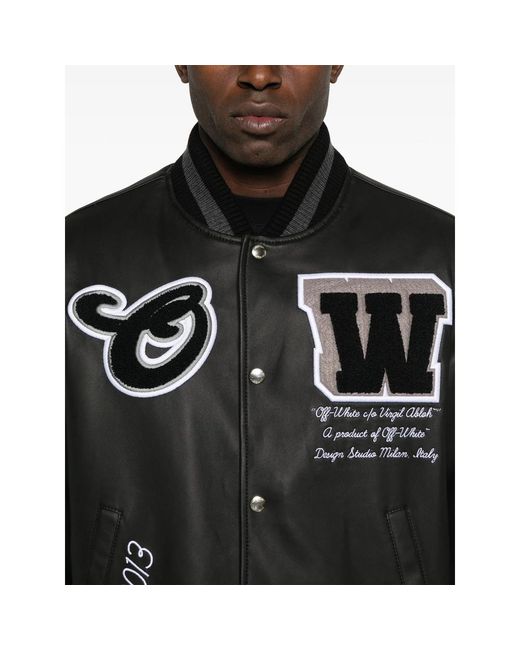 Off-White c/o Virgil Abloh Black Jackets for men