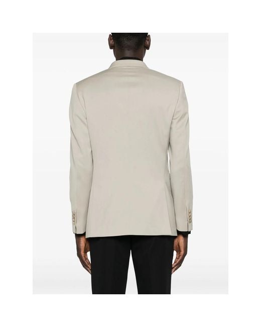 Eraldo Gray Double-Breasted Blazer for men