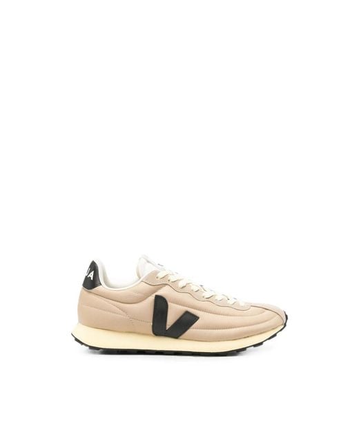 Veja Natural Belem Logo-Patch Panelled Sneakers for men