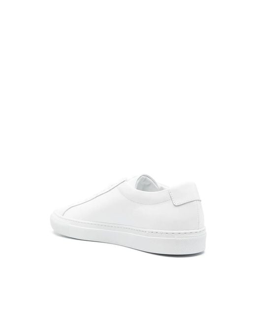 Common Projects White Original Achilles Leather Sneakers for men