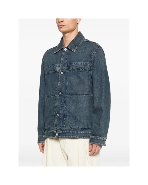 Jil Sander Blue Jackets for men