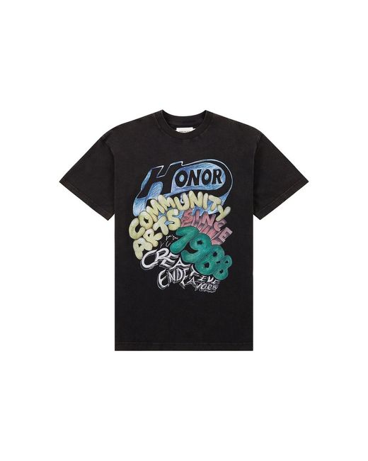Honor The Gift Black Comm Arts Creative Short-Sleeve T-Shirt for men