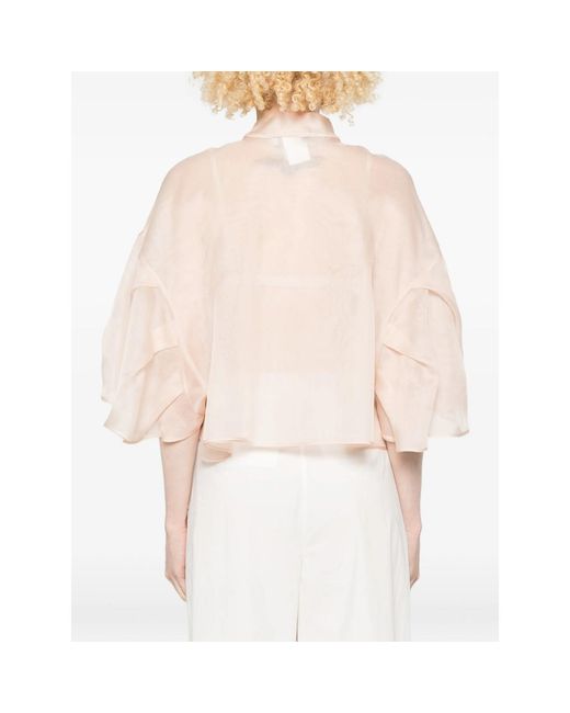 Max Mara Pink Donna Flared Cape