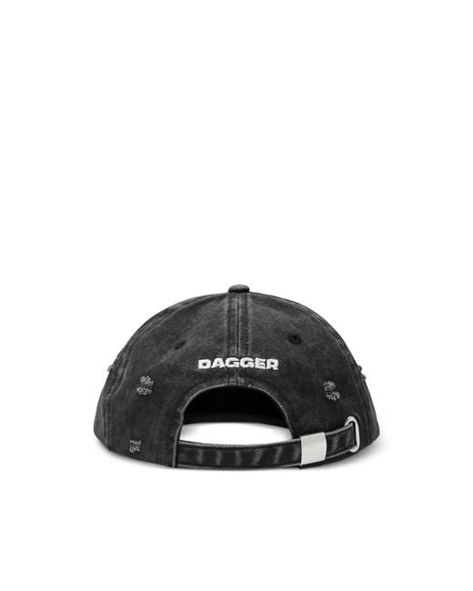 DAGGER Distressed Embroidered Baseball Cap for men