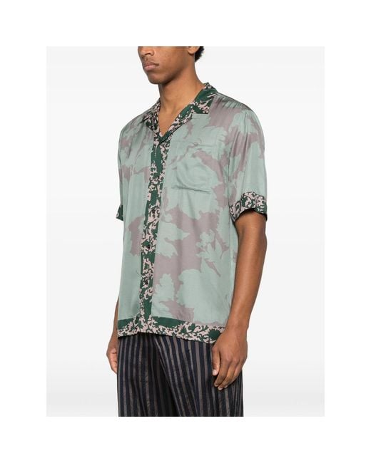 Dries Van Noten Blue Shirts for men