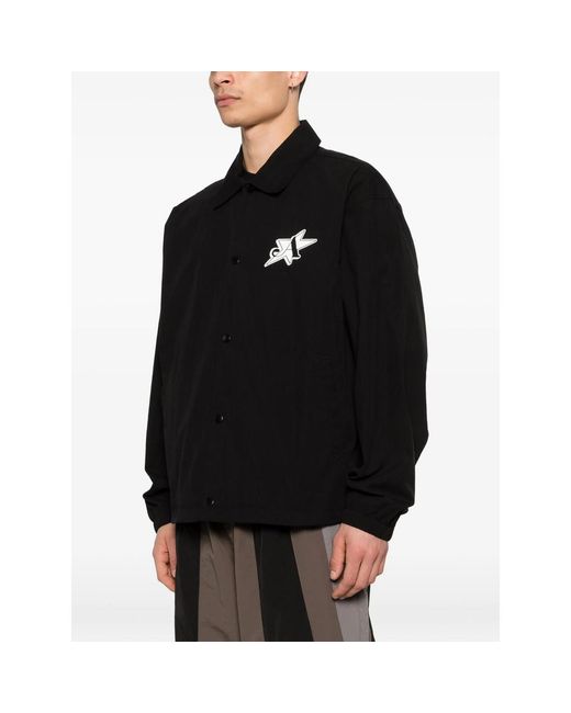 Awake Couture Black L. E.S. Community Coaches Jacket for men
