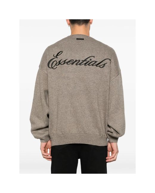 Fear Of God Gray Sweaters Neutral for men