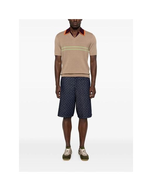 Dries Van Noten Blue Shorts for men