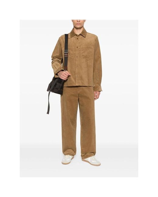 A.P.C. Natural A. P.C. Corduroy Shirt Jacket for men