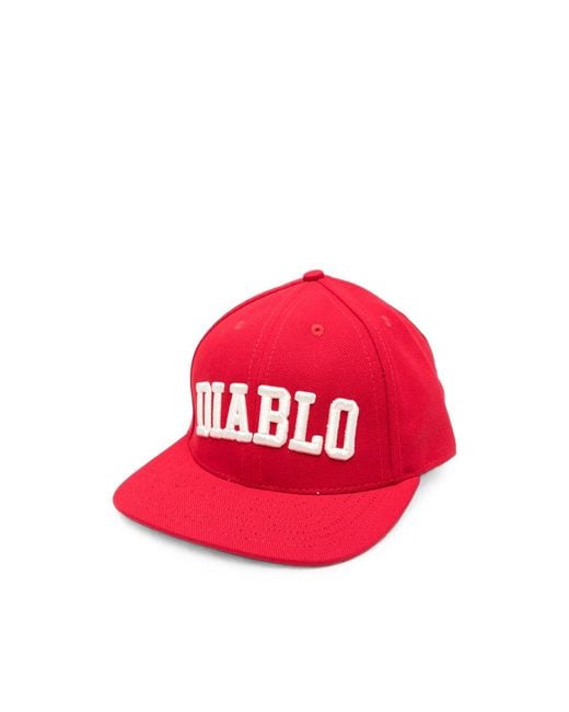 Willy Chavarria Embroidered Flat-Peak Cap for men