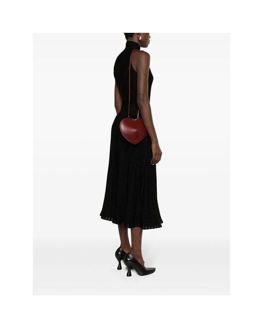 Alaïa Brown Heart-Shaped Leather Shoulder Bag