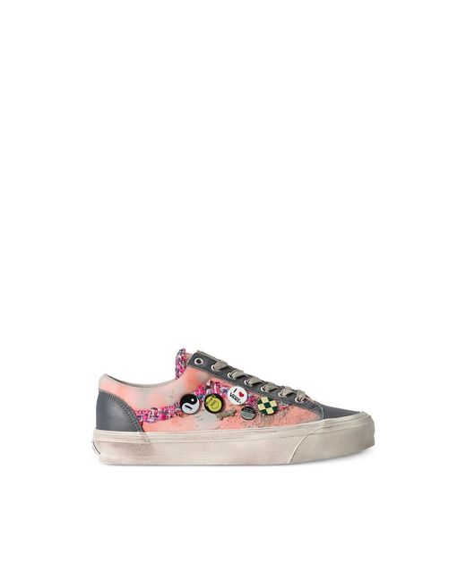 Vans Pink Old Skool 36 Souvenir Pin-Embellished Sneakers for men
