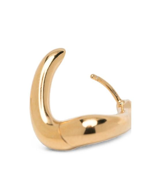 Tom Wood Metallic Sculptural Hoop Earrings