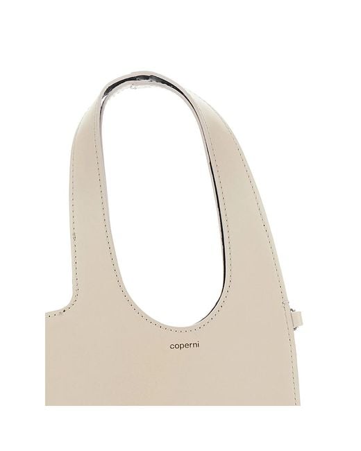 Coperni Natural 'Baby Heart' Heart Shaped Crossbody Bag With Adjustable And Removable Shoulder Strap