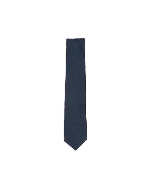 Barba Napoli Blue Twill Tie for men