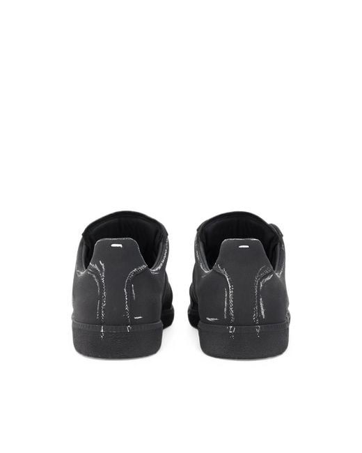 Maison Margiela Black Replica Sneakers for men