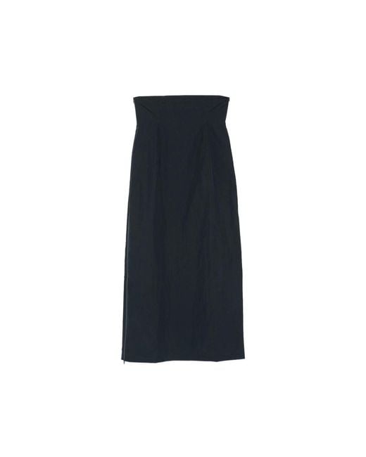 Paloma Wool Blue Fosca Side-Zip Maxi Skirt
