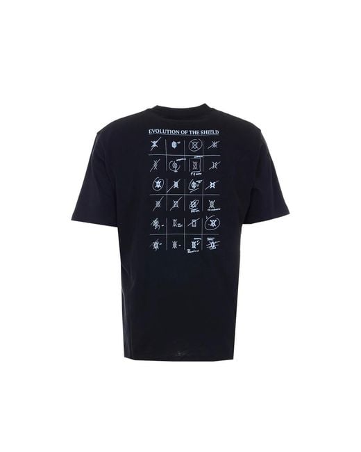 Daily Paper Blue Printed Crew-Neck T-Shirt for men