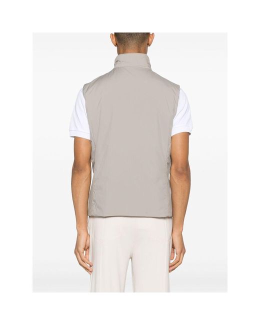 Moorer Brown Outwear Waistcoats Neutral for men
