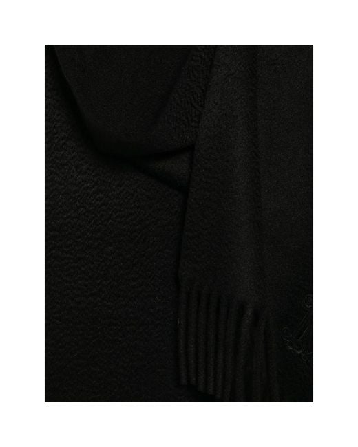Max Mara Black Scarves