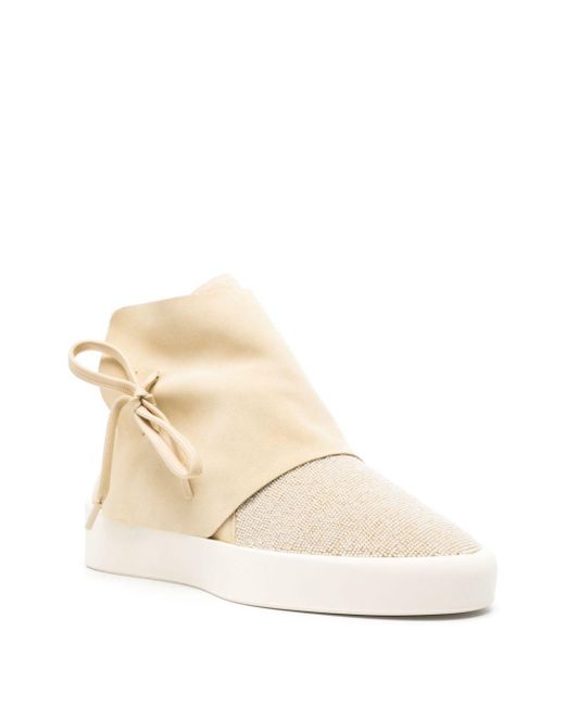 Fear Of God Natural Moc Bead-Detail Suede Sneakers for men