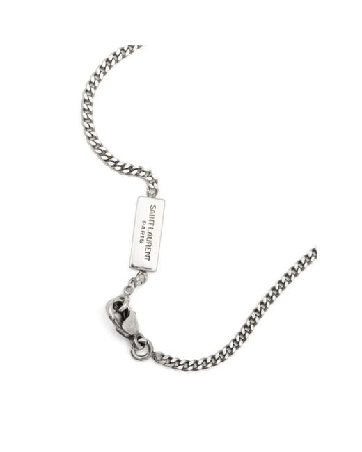 Saint Laurent Metallic Bracelets for men