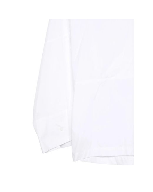 Thelatest White Dana V-Neck Blouse