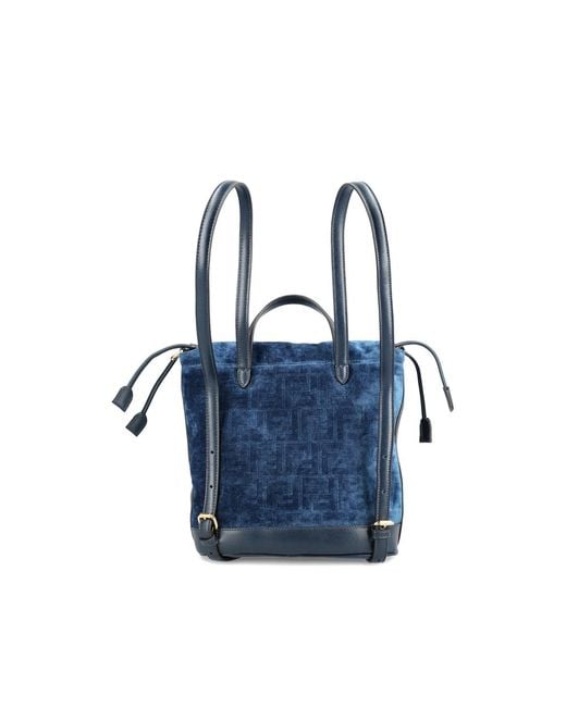 Fendi Blue Backpacks