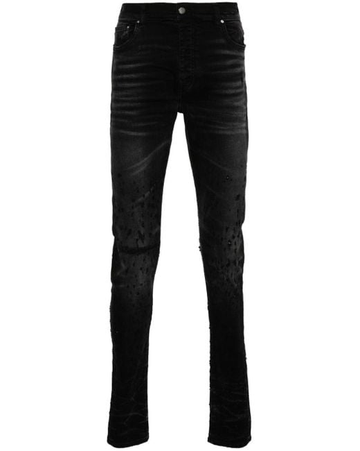 Amiri Black Shotgun Mid-Rise Skinny Jeans for men