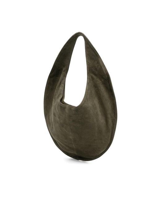 Maeden Green Market Suede Tote Bag