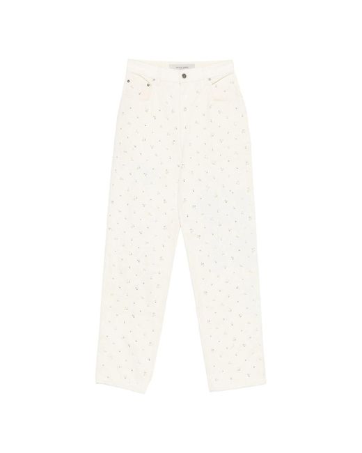 Golden Goose Deluxe Brand White Trousers