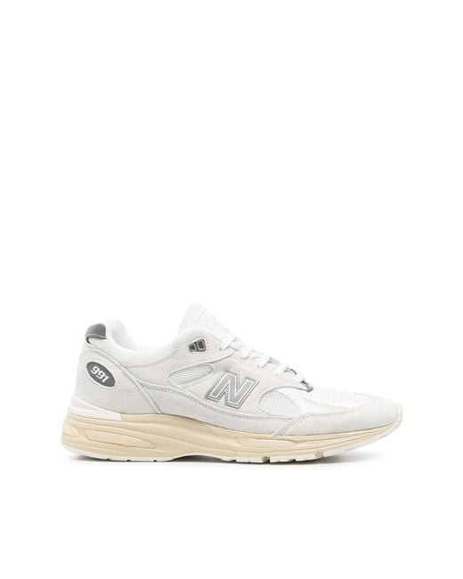 New Balance White Trainers for men