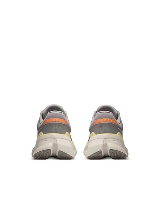 On Shoes Gray Cloudrunner 2 Low-Top Sneakers