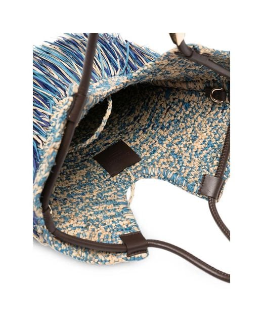 Zimmermann Blue Tote Bags