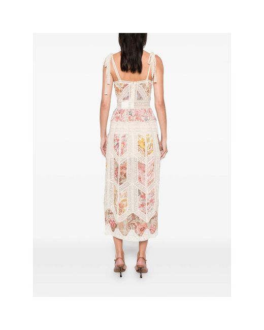 Zimmermann Pink Dresses Neutral