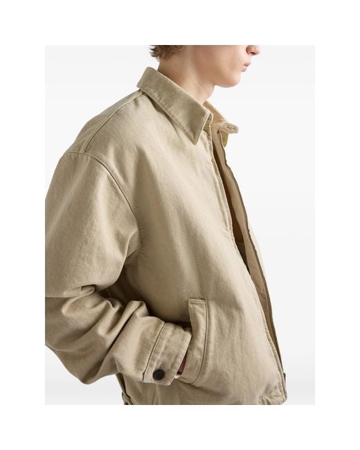 Prada Natural Old Denim Blouson Jacket for men