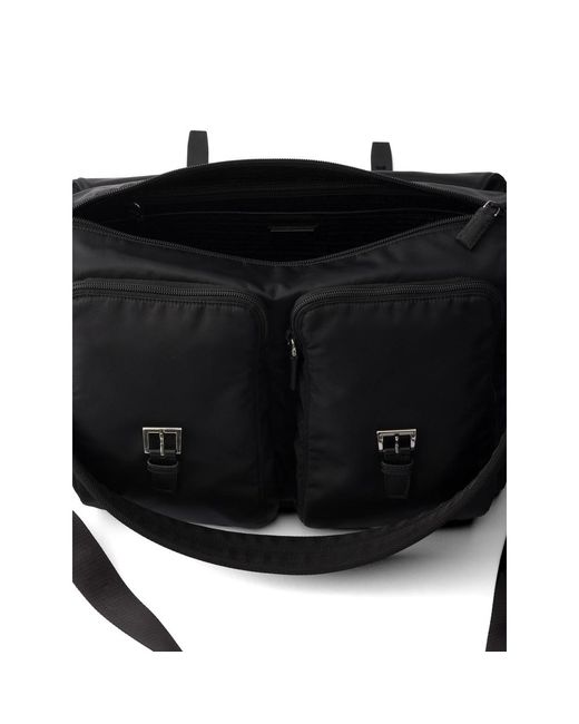 Prada Black Shoulder Bags for men