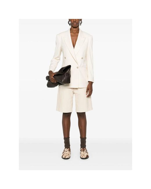 Eraldo Natural Double-Breasted Blazer