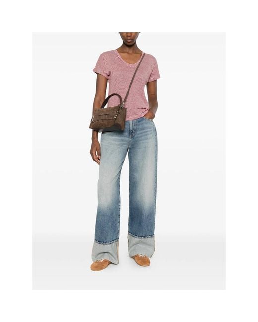 Aragona Pink Striped T-Shirt