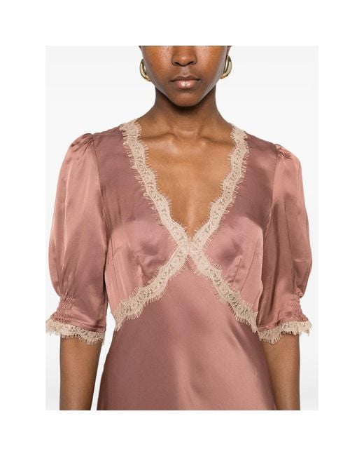 Rixo Pink Dress Annina