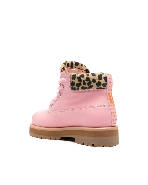 PDF Pink Strada Low Cheetah-Print Boots for men