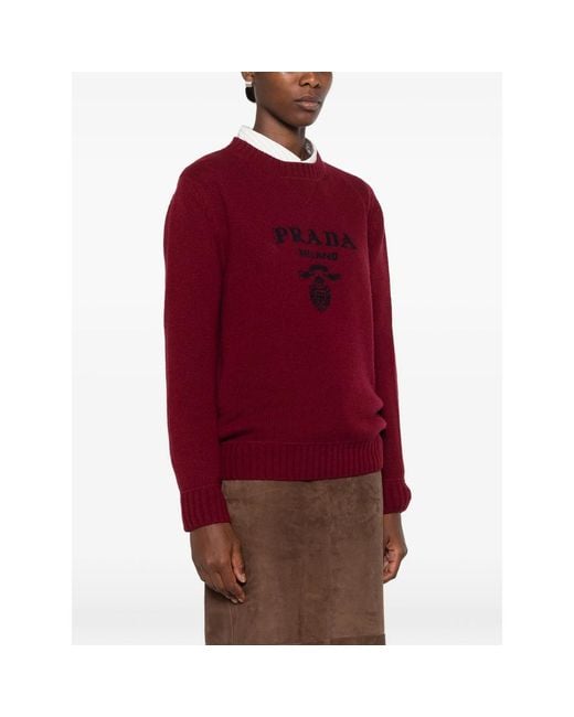 Prada Red Knitwear
